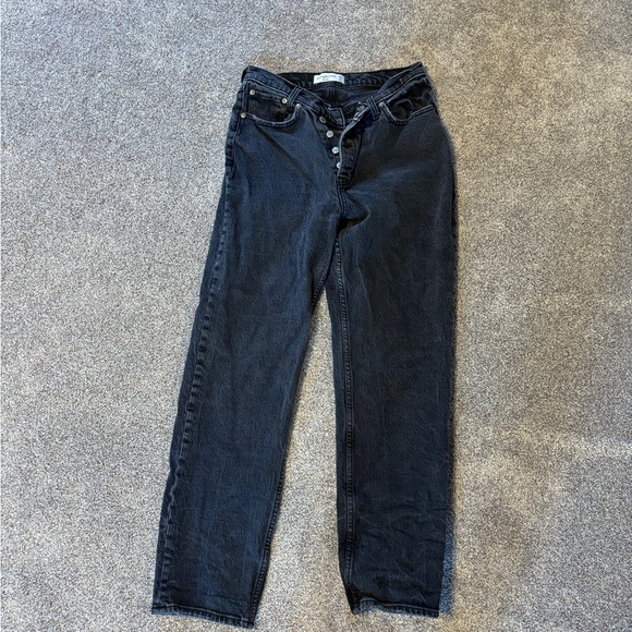 Black Abercrombie button fly pants - Picture 2 of 5